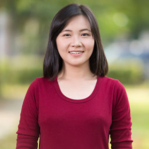 asian woman smiling